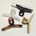 Nalodu 5 Inch Hair Claw Clips Extra Large No Slip Big Matte Jaw XL Clip for Thick Curly Long Hair Women, 4 Pack