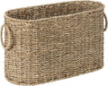 StorageWorks Wicker Toilet Paper Storage Basket, Natural Seagrass