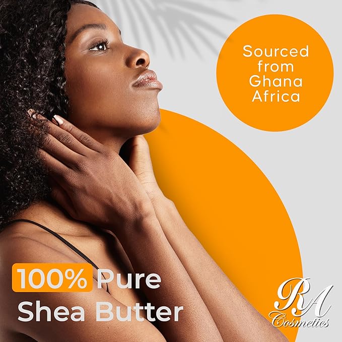 RA COSMETICS Pure Shea Butter, Unscented, 12oz
