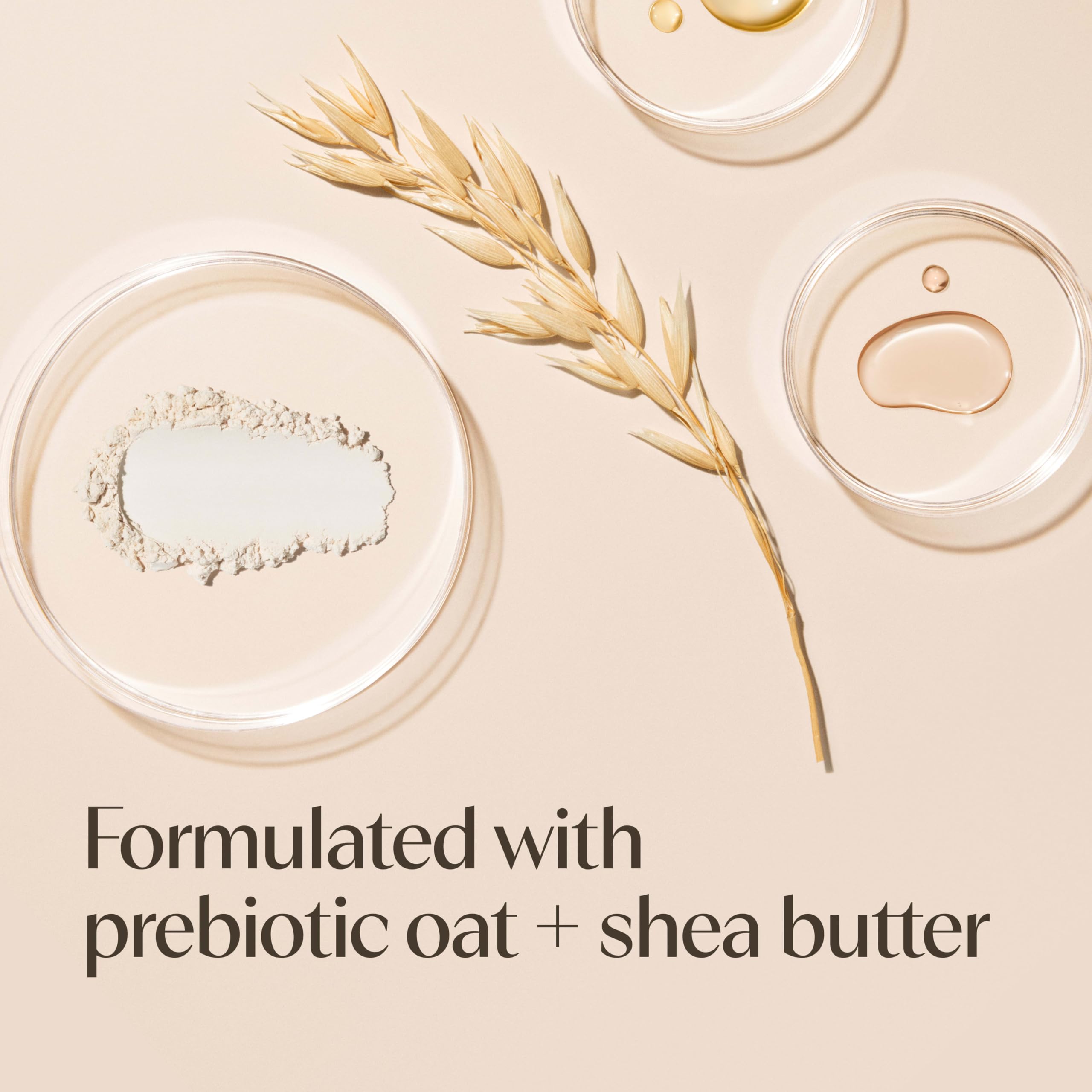 Aveeno Daily Moisturizing Cream with Prebiotic Oat & Shea Butter for Body, Face & Hands Moisturizer Cream, Hydrates Normal to Dry, Sensitive Skin, Fragrance Free, Non-Comedogenic, 20 oz