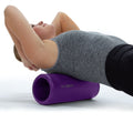 MICRODRY Deluxe Fitness Foam Back Roller for Muscle Relief, Roller for Yoga, Stretching, Deep Tissue Firm Massage & Trigger Point Release, Exercise Workout at Home or Gym, 13x5.3, Purple