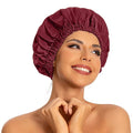 Edoneery Reusable Shower Caps for Women, Waterproof Long Hair Bonnet