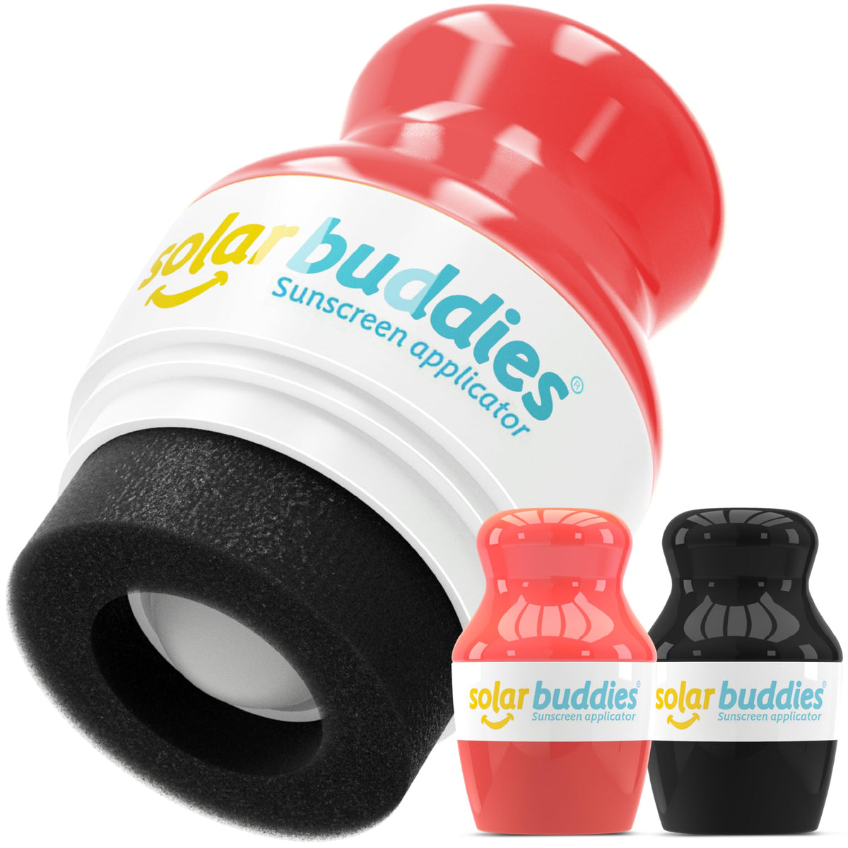 Solar Buddies Sunscreen Applicator – Full Green & Blue Duo – BPA-Free Refillable Roll-on Sponge for Sunscreens & Lotions – For Kids, Adults & Families – 3.4Fl Oz– Perfect for Travel