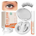 LASHVIEW Upgrade Magnetic Eyelashes with Applicator Soft Magnetic Eyelashes Natural Look Reusable No Glue Needed Easy to Wear and Remove (YT01)