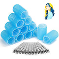 Hair Curlers - 12 Rollers & Clips, Small Size, Self Grip Holding, For Long to Short, Thick to Fine Hair, From Roots to Bangs for Volume