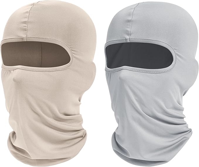 ROXUN Balaclava Ski Mask, 2 Pack Summer Motorcycle UV Protection Shiesty