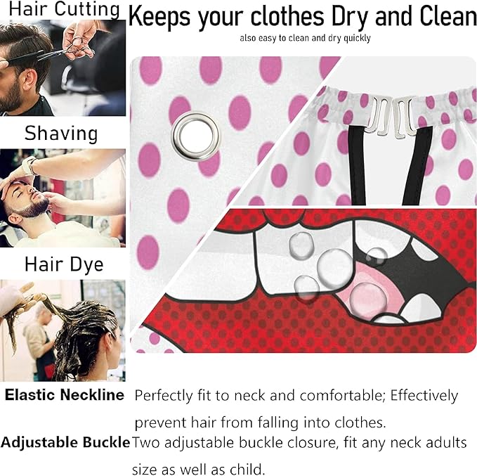 Stylish Barber Cape - Unisex Hair Cutting Apron for Men & Women