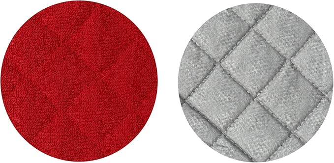 GQZLUCK Cotton Pot Holders, Hot Pads for Kitchen,Set of 4, Red