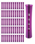 60pcs Perm Rods for Women's Natural Hair, 0.75inch - Hair Roller Curler Perm Rods for Long, Medium, Small Hair - Plastic Cold Rods, Hairdressing Styling Tool