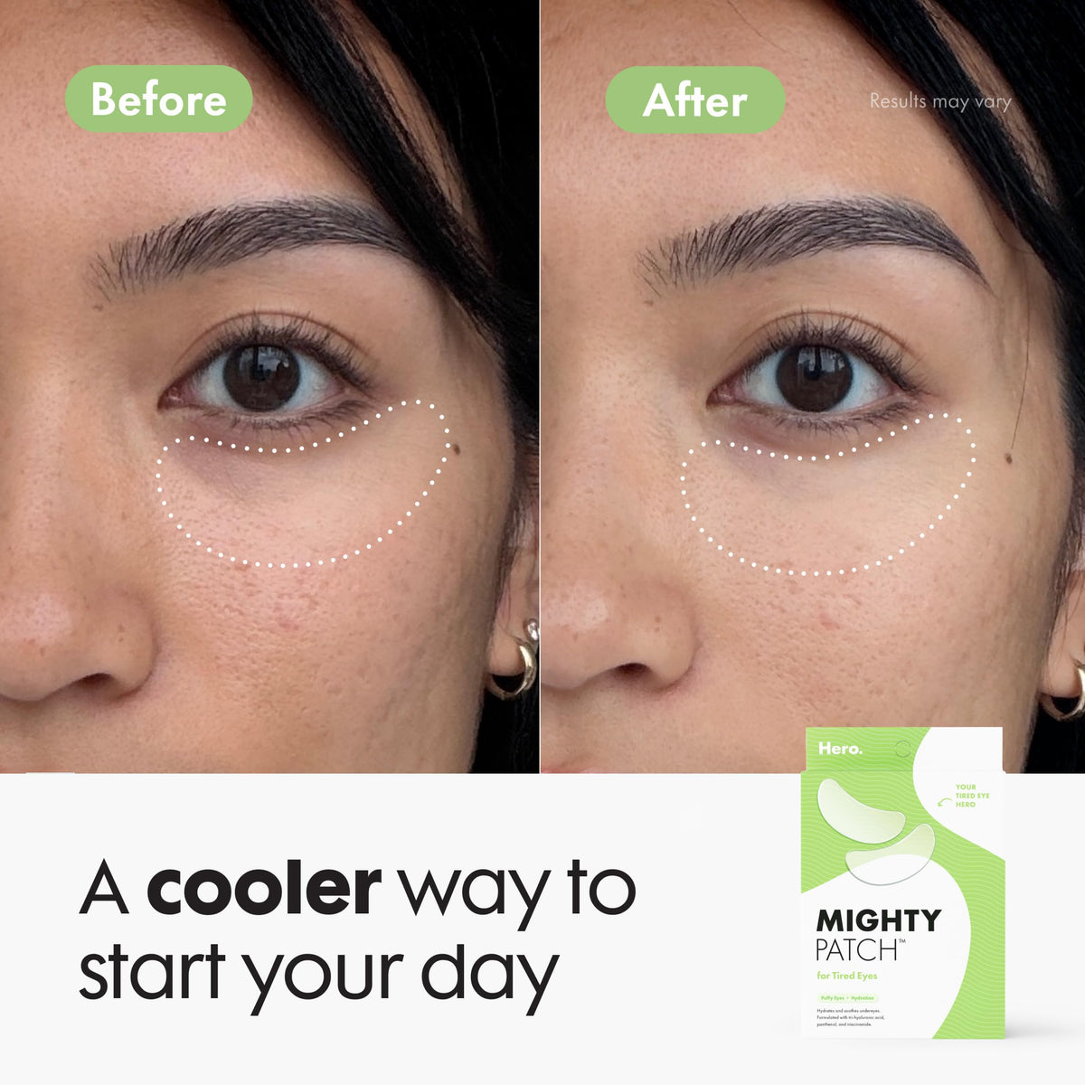 HERO COSMETICS Mighty Patch for Tired Eyes Patches, 6 Count
