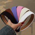 6PCS Headbands for Women – 1 Inch Wide Non-Slip Elastic Hair Bands, Thick Solid Color Headbands for Girls & Women's Hair Accessories, Trendy Fall Style