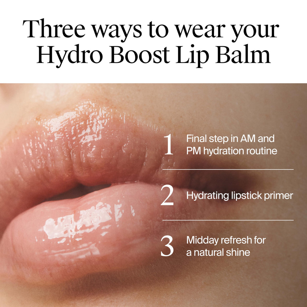 Neutrogena Hydro Boost Hyaluronic Acid, Unscented Lip Balm Leaves Lips Feeling Hydrated, Sheer Ice Nude Lip Balm with a Sweet Sugar Flavor, Fragrance Free, 0.5 oz