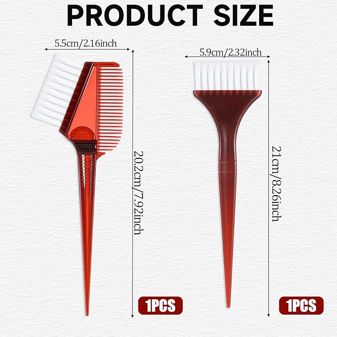 Professional Hair Color Brush Hair Dye Kit for Hair Tint Dying Coloring Applicator Hair Dye Brushes Tinting Comb for Students Women Salon Use Home DIY Dyeing