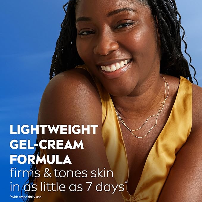 NIVEA Sheer Hydration Skin Firming Body Lotion (16.9 FL OZ) Skin Firming and Toning Body Gel Cream with Hyaluronic Acid (6.7 OZ), Skincare Enriched with Q10 and Vitamin C Multipack of 2