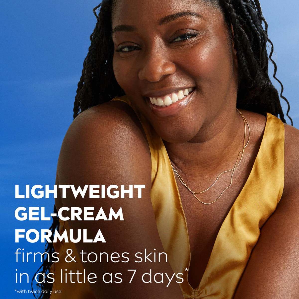 NIVEA Skin Firming Skin Care Set, Body Lotion and Gel Cream, 2 Items Total