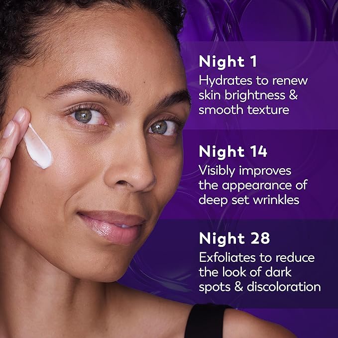 Olay Retinol Night Cream for Women, MAX, Anti-Aging Face Mousturizer, Fragrance-Free, Non Greasy - Anti-Wrinkle, Smooth Fine Lines, Hydrating Skin Care - Triple Collagen Cream, Niacinamide, 1.7oz