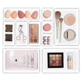 Vtopmart 10 Pack Clear Drawer Organizer Bins, 4 Sizes Makeup Storage Trays