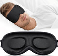 Vynix® Sleep Mask for Men Women - 100% Blackout Eye Masks for Sleep - 3D Soft Sleeping Mask for Side Sleepers - Zero Pressure Lash Extensions Eye Cover Shade for Airplane Travel Essentials, Black