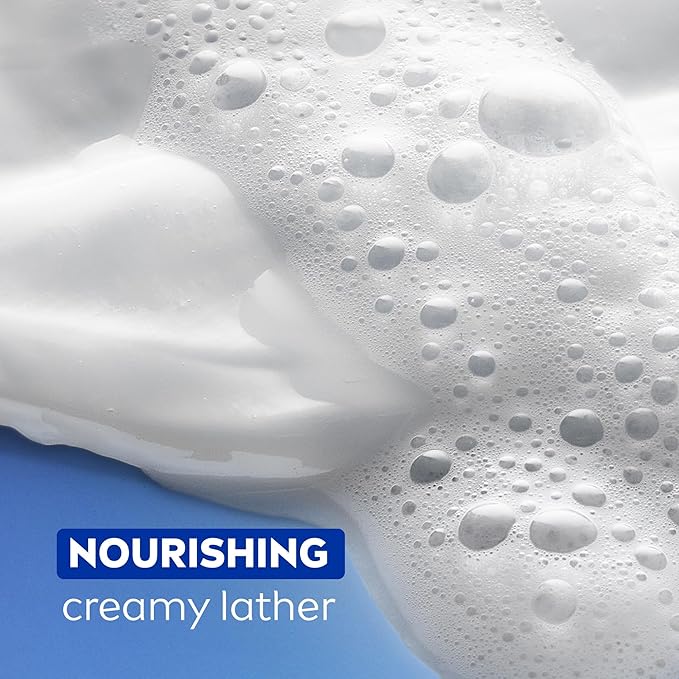 NIVEA Pampering Cocoa and Shea Butter Body Wash with Nourishing Serum, Moisturizing Body Wash for Women, Enriched with Provitamin B5 and Vitamin E, 20 Fl Oz Bottle