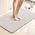 LuxStep Shower Mat Bathtub Mat Non-Slip Bath Mat with Drain, Quick Drying