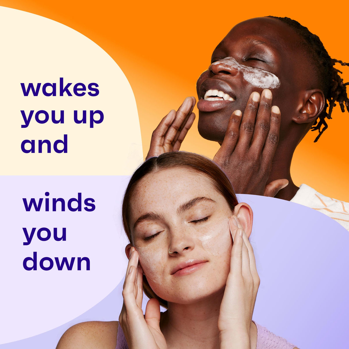 Clean & Clear 2-Pack Oil-Free Facial Cleansers with Citrus Scent, Morning Burst and Night Relaxing, 16 oz