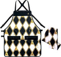 King Midas Barber Cape and Apron - Polyester Cotton Hair Cutting Cape and Barber Apron