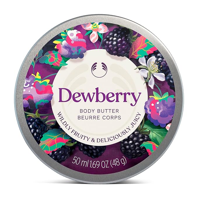 The Body Shop Dewberry Body Butter | 96Hr Nouishing Moisture, 1.69 Oz