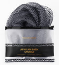 African Net Sponge Authentic - Exfoliating Back Scrub Bath Sponge with Knots - Afro Scrub Body Scrubber Exfoliator Washcloth - African Body Care Daily Use Shower Essentials