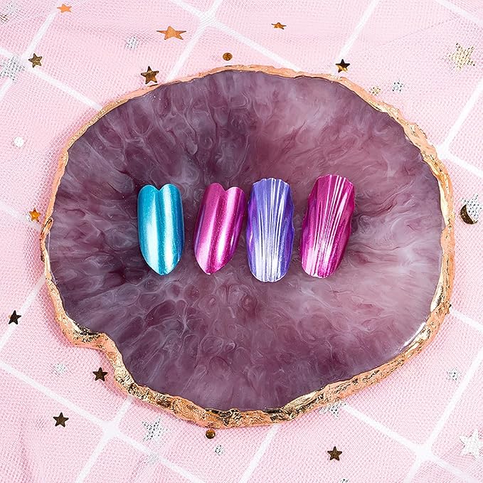 Smalibal Resin Cosmetic Makeup Palette, Nail Art Palette, DIY Makeup Mixing Palette, Beauty Salon Color Cream Mixing Palette, Nail Art Painting Mixed Color Palette, Nail Gel Color Makeup Display Boar