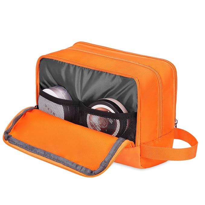WANDF Travel Toiletry Bag for Men, Small Dopp Kit for Toiletries