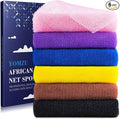 African Net Sponge Exfoliating Bath Sponge Scrubbing Long Rag Wash Shower Body Scrubber - 6 Pieces