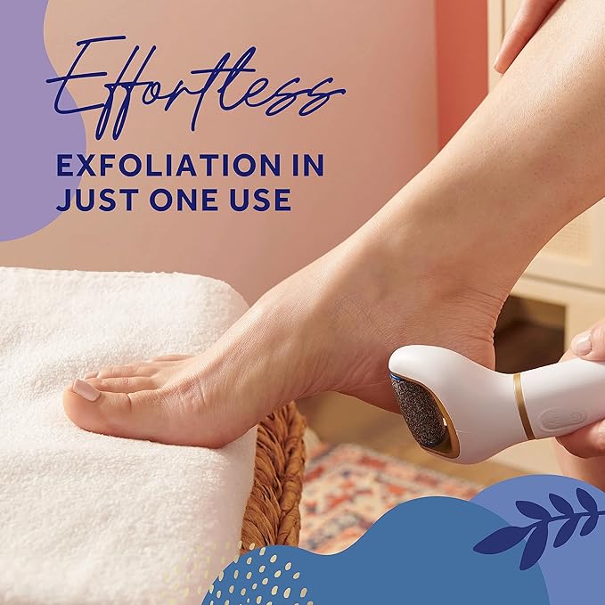 Amope Pedi Perfect Electric Callus Remover Foot File Roller Head Refills, with Diamond Crystals, Removes Hard & Dead Skin, Mixed Pack for Hard Skin, 1 Regular Coarse & 1 Ultra Coarse Refill – 2 Count