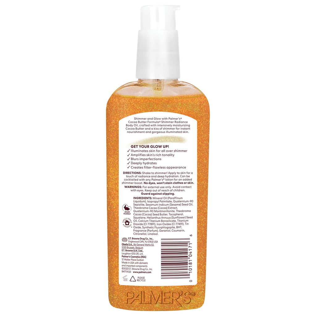 Palmer's Shimmer Body Oil, Cocoa Butter Formula with Vitamin E (5.1 Fl Oz)