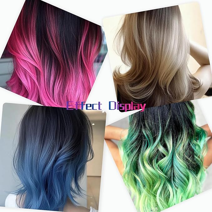 Highlighting Cap Silicone Hair Highlighting Kit Reusable Highlights Hair Dye Kit with 2 Hair Coloring Brush for Color Hair Salon Hairdressing Dyeing Staining Tools