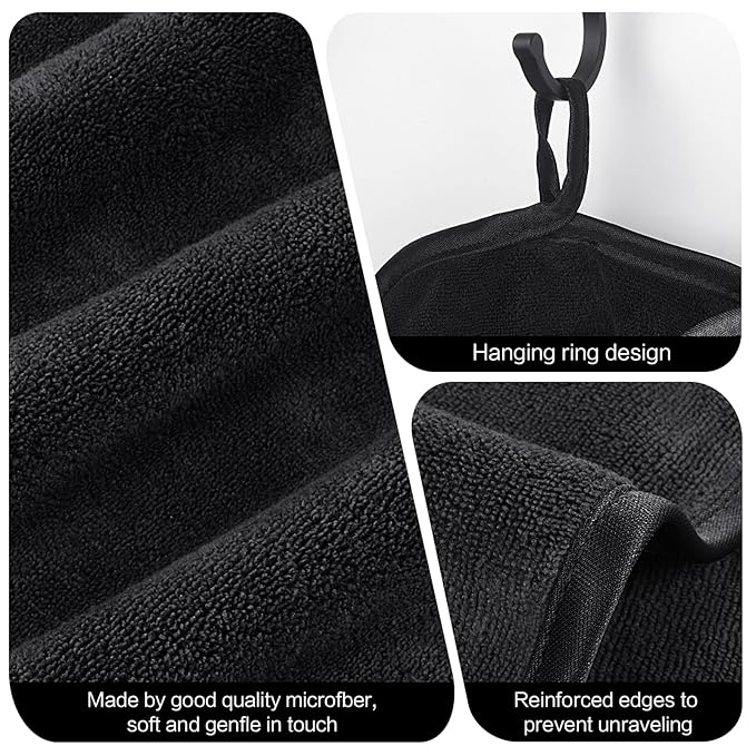 SINLAND Microfiber Facial Cloths Fast Drying Washcloth 8inch x 8inch Absorbent Face Wash Cloth Soft Makeup Remover Cloths