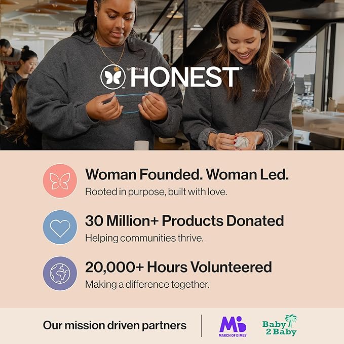 The Honest Company 2-in-1 Cleansing Shampoo and Body Wash for Sensitive Skin, Gentle Tear-Free, Hypoallergenic with Naturally Derived Ingredients, Fragrance-Free, 18 fl oz