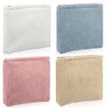 Abbylike 4 Pcs Small Makeup Bag Corduroy Cosmetic Pouch with Zipper Portable Little Bags for Purse Mini Pouch Cute Makeup Purse for Coin Essentials Items Women (Solid)