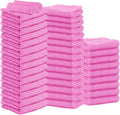 STF Linen Hand Towels (Pack of 40) Pink Economy Towels Salon Towels - 100% Cotton Spa Towel – 16 x 27 Inches Highly Absorbable, Facial, Gym, Hair, Face Towels Bulk