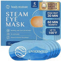 Body Restore Heated Eye Mask for Dry Eyes 5 Pack – Fathers Day Gift for Dad, Self Heating Warm Compress, Birthday Gifts for Women and Men, Relaxation – Unscented