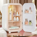 Kikihouse 22L Mini Skincare Fridge, Beauty Fridge for Cosmetic Storage, 44°F Intelligent Temperature Control, Personal Small Makeup Refrigerator for Bedroom, Dorm