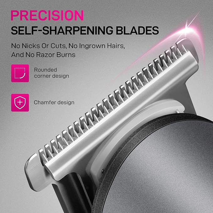 Manscape Body Hair Trimmer for Men, Waterproof Cordless Mens Beard Trimmer