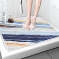 Shower Mat Non Slip: 36x36 Inch Soft and Comfortable Large Shower Mat, PVC Loofah Massage Showe Mats for Inside Shower, Anti Slip Mat for Shower, Tub, Floor, Bathroom, Kitchen, Hotel, Quick Drying