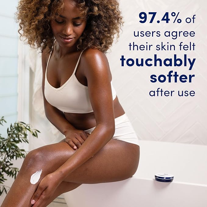 Dove Nourishing Body Care, Face, Hand, and Body Rich Nourishment Cream for Extra Dry Skin with 48-Hour Moisturization, 4-Pack, 2.53 Oz Each Jar