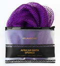 African Net Sponge Authentic - Exfoliating Back Scrub Bath Sponge with Knots - Afro Scrub Body Scrubber Exfoliator Washcloth - African Body Care Daily Use Shower Essentials