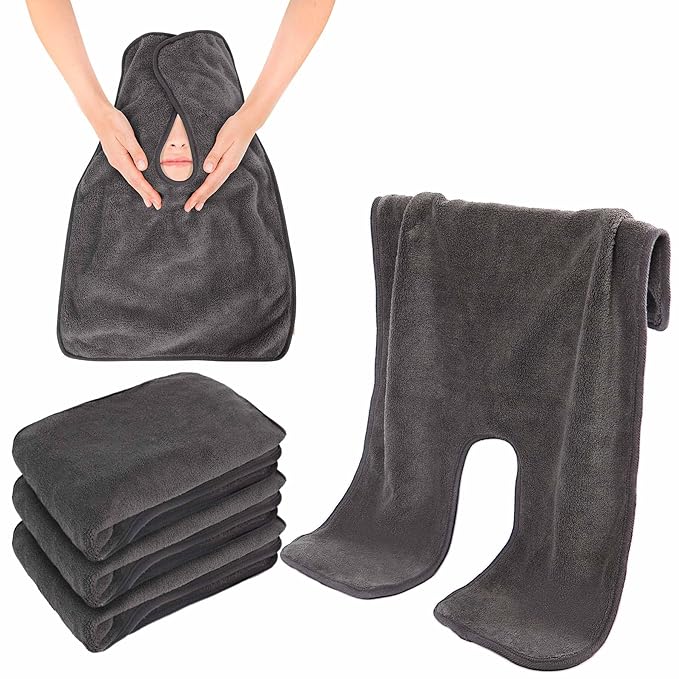BREENHILL 3 Pack Soft, Extra Thick Spa Towels - Microfiber Facial Towels for Professional Estheticians