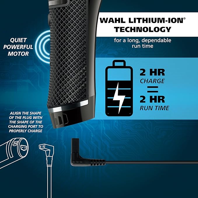 Wahl Pro Series High Visibility Cordless USB Skeleton Style Beard Trimmer