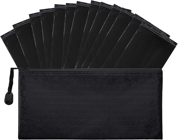 Feminine Personal Disposal Bags- 100 Black Opaque Bags for Sanitary Disposal, with Purse Pouch. Discreet Disposal for Tampons, Pads, and Liners (Black)
