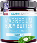 Magnum Solace Magnesium Body Butter - Nighttime Magnesium Cream - Lightly Scented