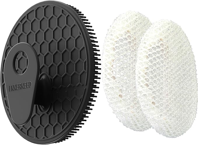 INNERNEED Food-Grade Soft Silicone Body Scrubber Shower Brush