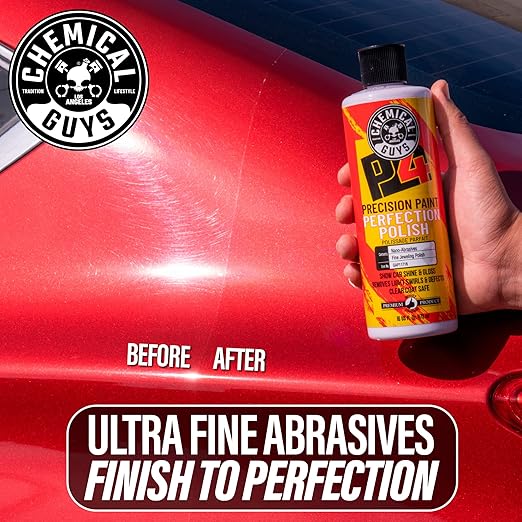 Chemical Guys, P4 Precision Paint Perfection Polish for Clear Coat, 16 oz